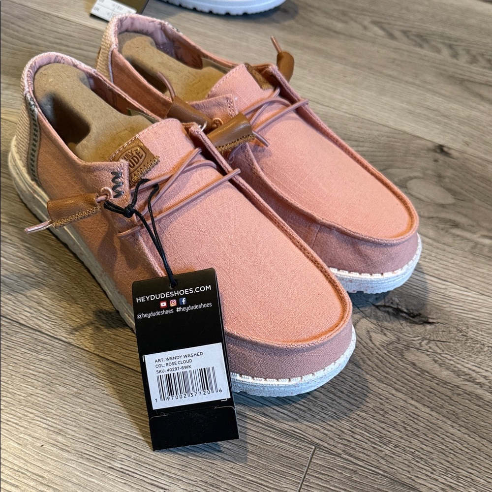 NWT Hey Dude Women's Pink Shoes